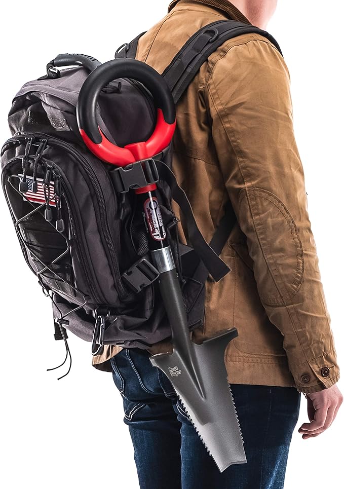 Radius Garden 22411 Root Slayer Mini-Digger Shovel, Red