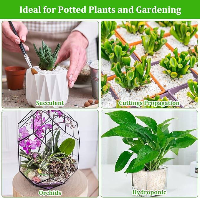 Legigo 10 Quarts Organic Horticultural Perlite for Plants Indoor- Natural Horticultural Soil Additive Conditioner Mix for Improves Drainage, Ventilation and Root Growth