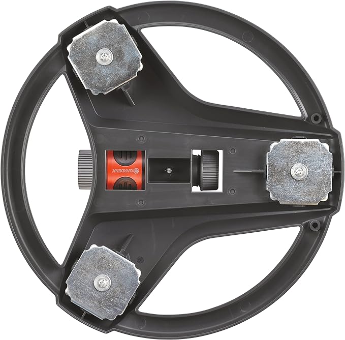 GARDENA (84-BZMX) Up to 2300 Sq Ft, ZoomMaxx Adjustable Oscillating Sprinkler on Weighted Base for Watering of Lawn, Yard and Garden. Includes Gardena Quick Connector System to Connect to Hose.