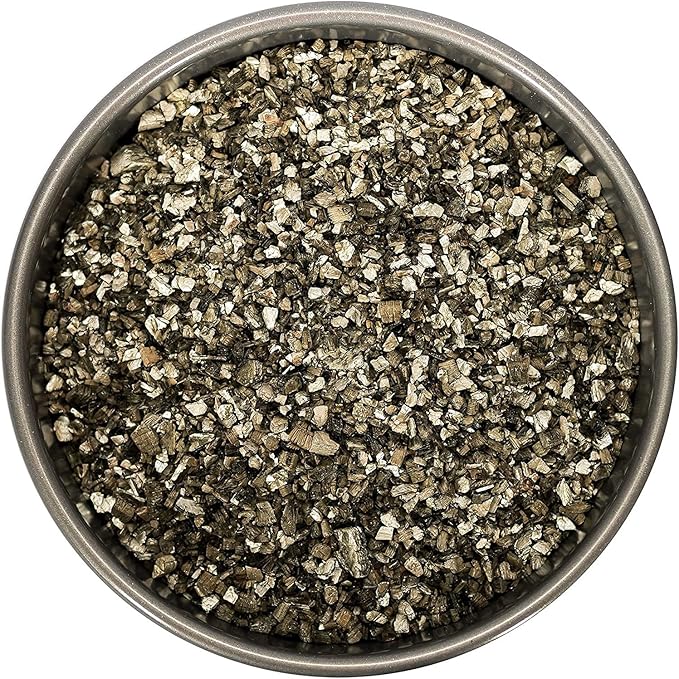 Horticultural Organic Vermiculite - Medium Grade - Natural Soil Additive for Potted Plants - Orchids - Hydroponics - Terrariums (5 Quart)