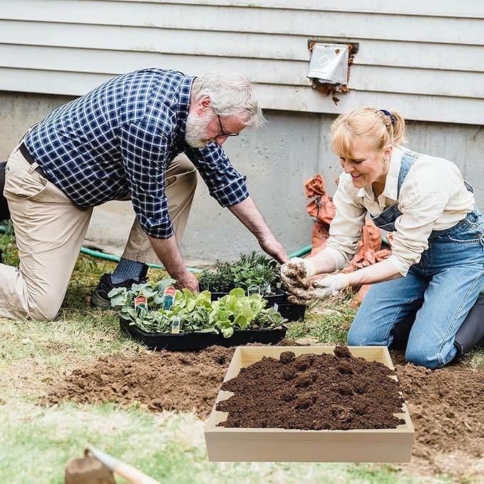 Soil Sifter for Garden,Wooden sifter for gardening，Multi-Purpose Soil Screen Wood Dirt Sifter Hand Held Cedar Garden Sifter for Compost,Plant flowers Sifter for Compost, Dirt and Potting Soil.