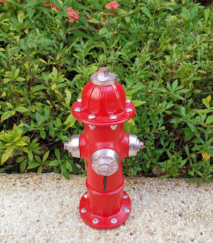 Fire Hydrant Garden Statue for Dogs to Pee On,Puppy Pee Post Training Tool Resin Statue,Indoor Outdoor Fire Hydrant Decor Figurines for Yard Art and Garden Lawn,The Perfect Firefighter Ideal Choice