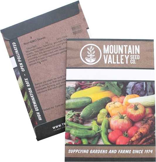 Mountain Valley Seed Co Slow Bolt Cilantro Herb Garden Seeds: 5 Gram Packet - Non-GMO Micro Greens & Herbal Gardening Seeds