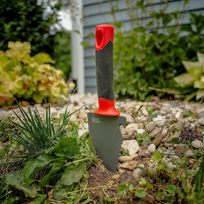 Radius Garden 16011 Root Slayer, Trowel, Red