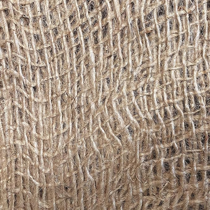 Agfabric Natural Jute Erosion Control,Jute Netting -48" Wide x30 feet Long Soil Saver Mesh Blanket