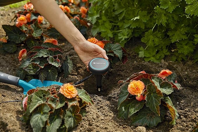 Gardena Soil Moisture Sensor: Automatic Irrigation, can be Used Directly on The Lawn, 5 m Long Connection Cable, can be Extended with Extension Cable (01867-20)