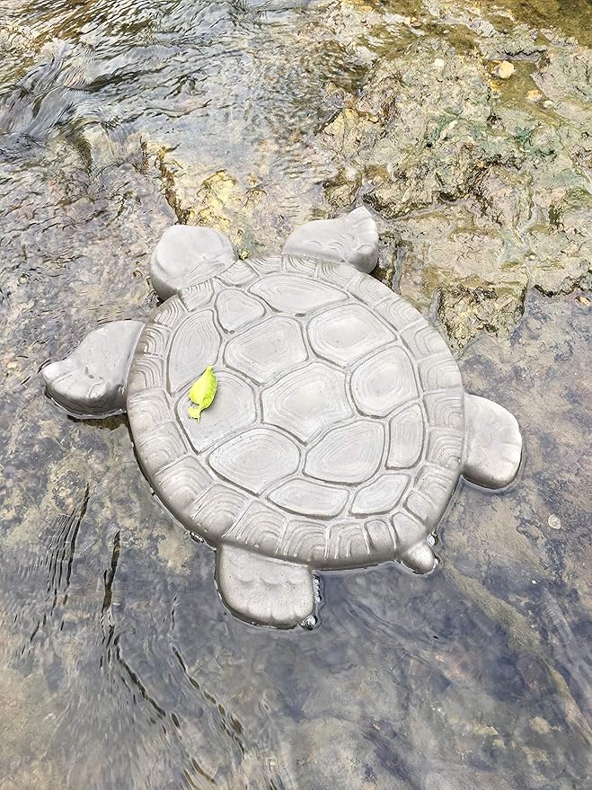 Turtle Shape Stepping Stone Mold, Tortoise Concrete Cement Mould Walk Maker, DIY Personalized Manual Garden Lawn Pathmate Paving Pavement Paver