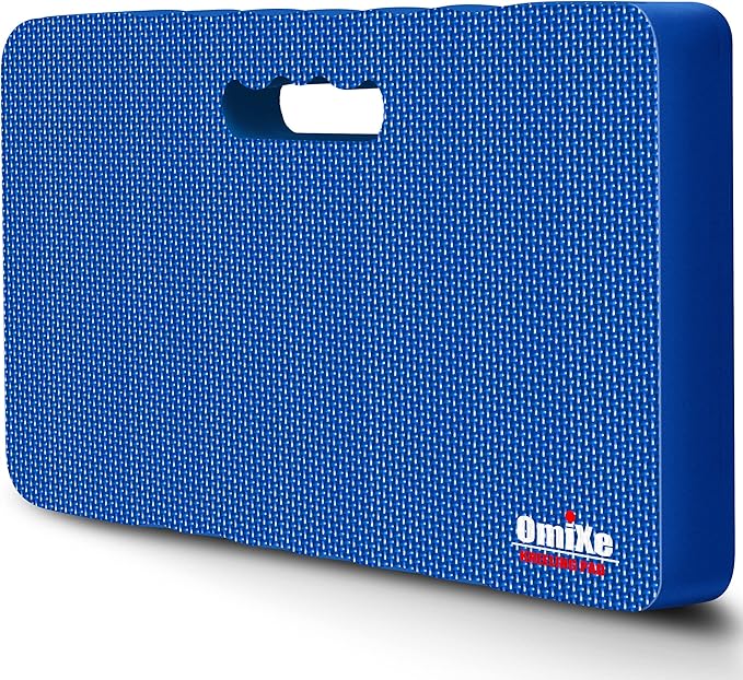 Extra Thick Kneeling Pad Comfy Foam Kneeler Mat Garden Knee Pad Cushion for Gardening Planting Yard Work Prayer Yoga Mechanic Exercise Workout Baby Bath 18 x 11 x 1.5 Inch Large Blue 1 Pack