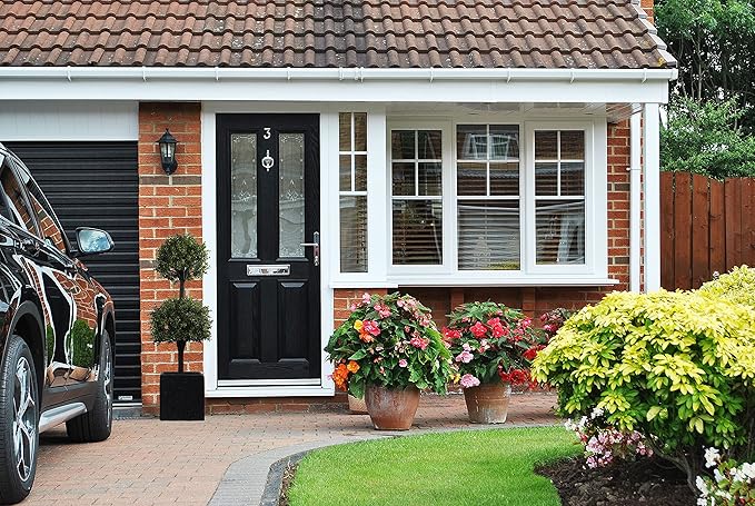 40'' Outdoor Artificial Boxwood Double Ball Topiary Trees Potted Plants Home Decor 2 Pack