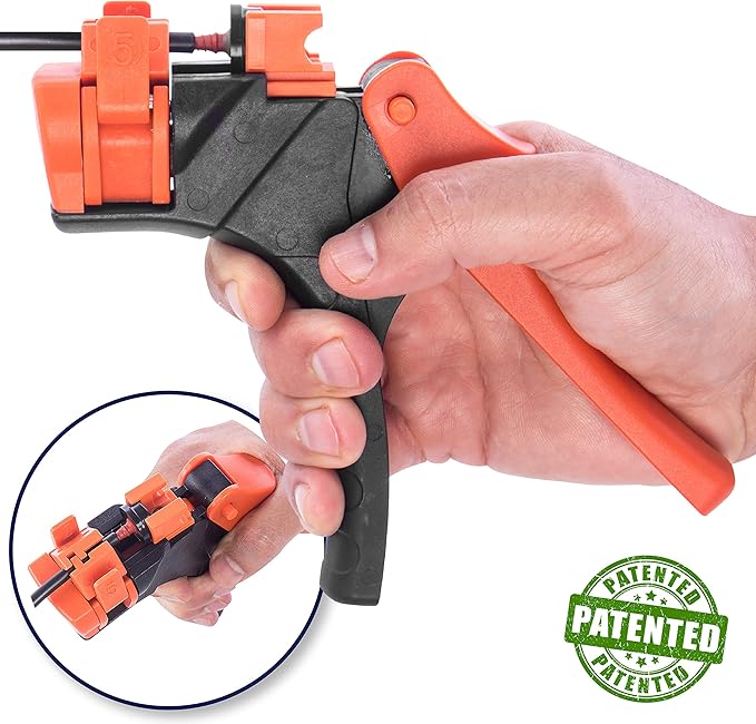 Talli Grip TG Garden Patented Insertion Tool for Dripper - Connector & Dripper Gun - Drip Irrigation Tool -Irrigation System for Garden - Drip Irrigation Punch Tool Kit -700011