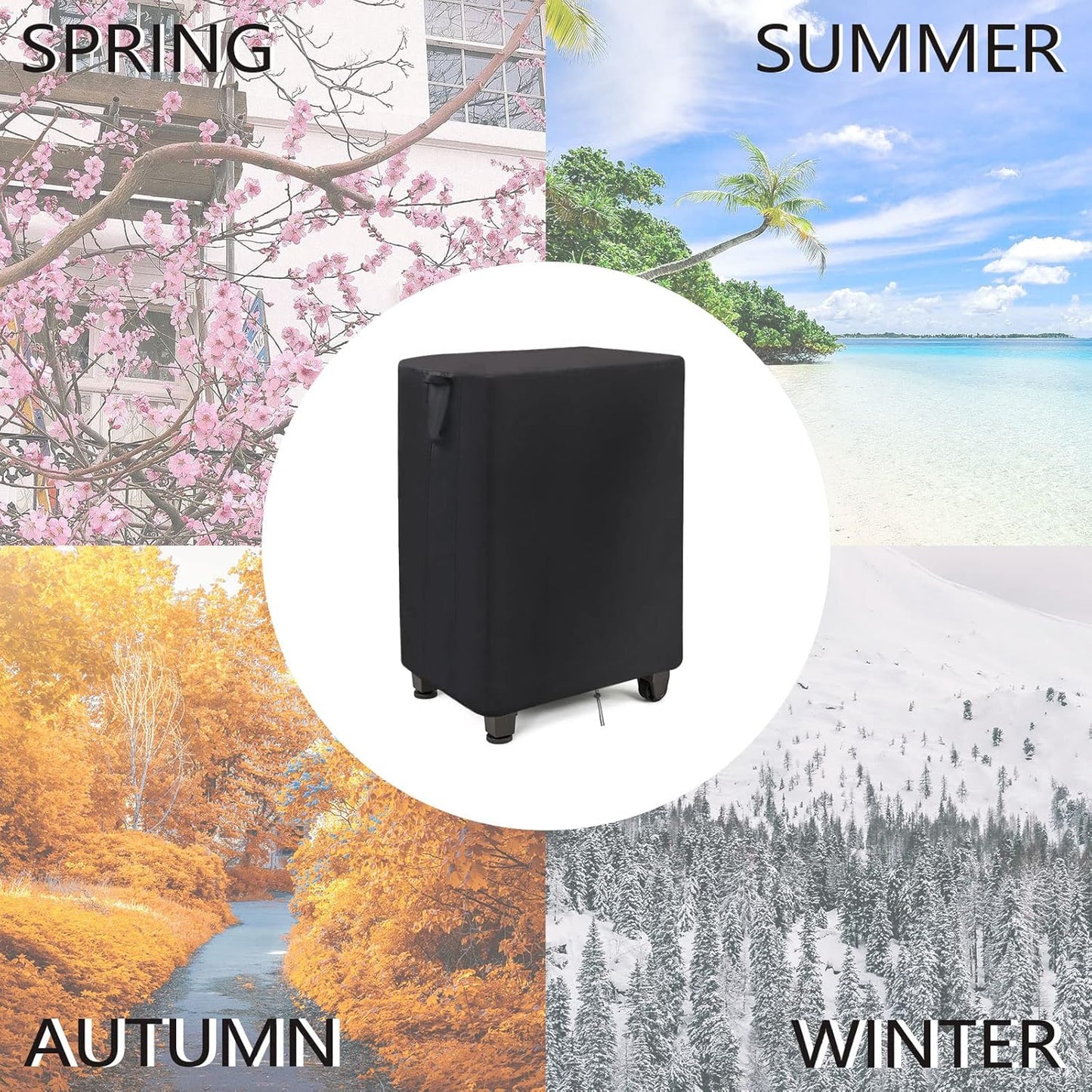 Prep Table Covers for Keter Unity Outdoor Kitchen Portable Bar Cart,Waterproof Patio BBQ Grill Cart Cover,Outdoor Pizza Oven Table Stand Cover - 32 x 24 x 32 Inch