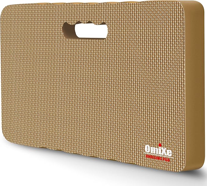 Extra Thick Kneeling Pad Comfy Foam Kneeler Mat Garden Knee Pad Cushion for Gardening Planting Yard Work Prayer Yoga Mechanic Exercise Workout Baby Bath 18 x 11 x 1.5 Inch Large 2 Pack Beige