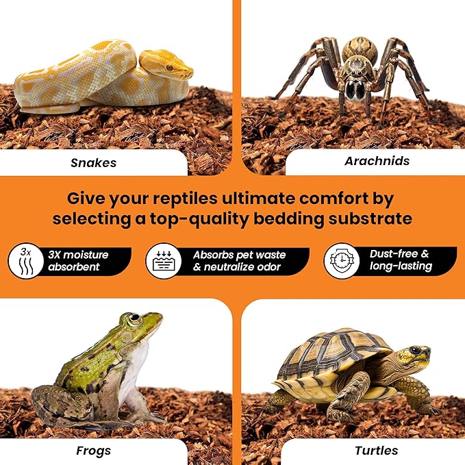 Gro-Med Coco Husk Chips Brick 6-Pack Expands Upto 42 Quarts Coconut Coir Chip 6.6lb, Perfect for Plants, Gardening, Potting Soil Mix, Orchid Bark Alternative - OMRI Certified, Low EC, Balanced pH