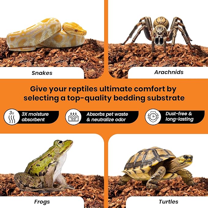 Gro-Med Coco Husk Chips Brick 6-Pack Expands Upto 42 Quarts Coconut Coir Chip 6.6lb, Perfect for Plants, Gardening, Potting Soil Mix, Orchid Bark Alternative - OMRI Certified, Low EC, Balanced pH