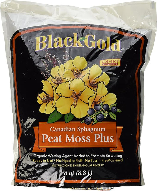 Sun Gro Horticulture Black Gold Peat Moss Plus