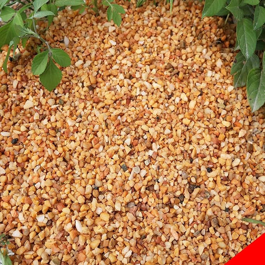 18LB Aquarium Gravel Mix Rocks for Succulent,Cactus Bonsai DIY, Gravel for Terrarium, Fairy Gardening, Top Dressing （6mm-8mm）