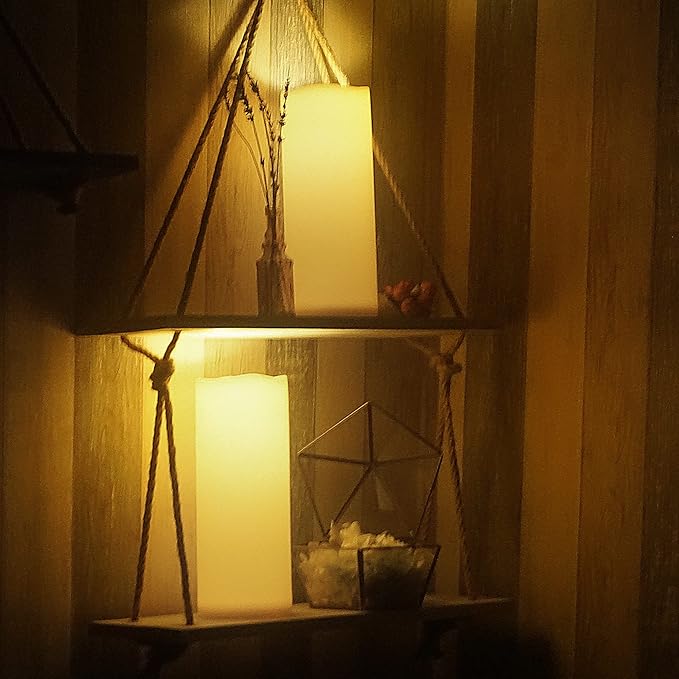 CANDLE CHOICE Waterproof Outdoor Battery Operated Flameless Candles with Remote Timer Large Tall White Plastic Bright Flickering Electric LED Pillars Lantern Patio Garden Decoration 4x10 Inches 2 Pack