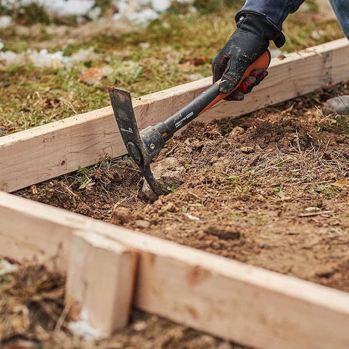 Fiskars IsoCore Pickaxe Mattock with Shock Absorbing Handle, 1.5 lb