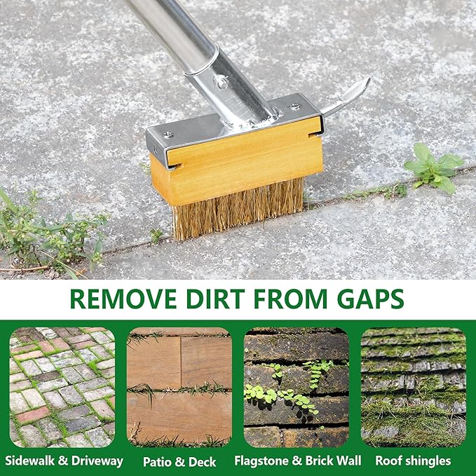 Paver Weed Removal Tool, Patio Sidewalk Weed Crack Remover Puller for Pavers, Crack and Paver Deck Crevice Weeder Cleaning Weeding Tool