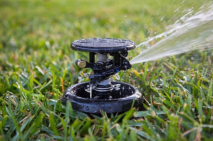 Rain Bird AG-5 All Gallonage Pop-Up Impact Sprinkler, Adjustable 20° - 360° Pattern, 24' - 45' Spray Distance