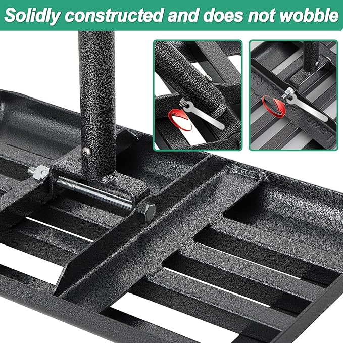 Lawn Leveling Rake, 17x10 Heavy Duty Lawn Leveler with Adjustable Handle Dirt Ground Level Tool for Yard Garden (72 Inch)