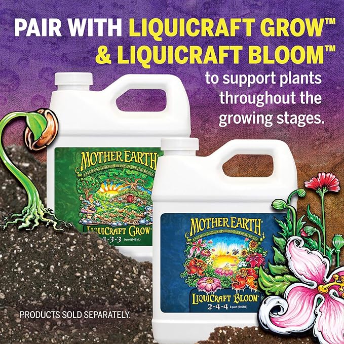 Mother Earth Products Mother Earth Subterra Root Booster 0-1-1 Liquid Plant Supplement For Transplants And Starts, Pint