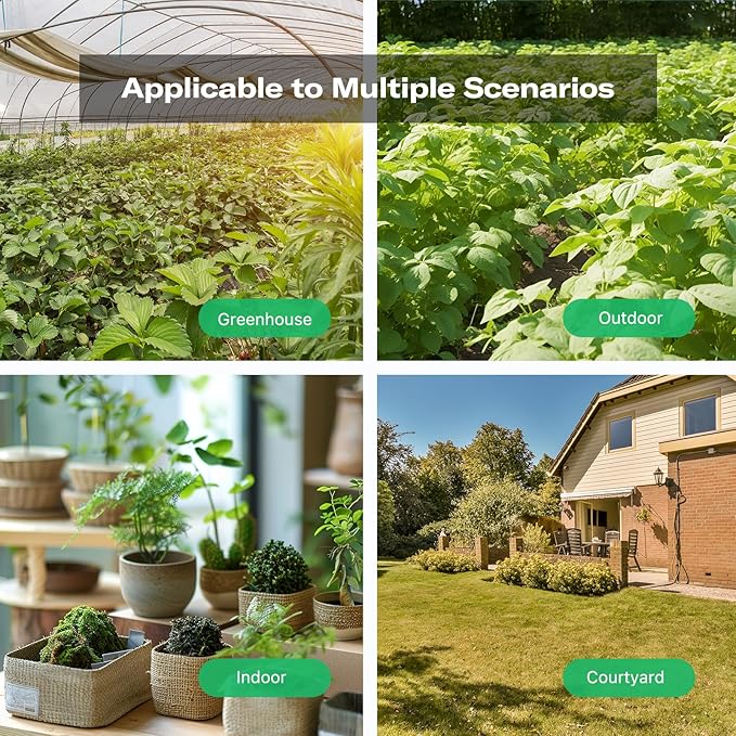 THIRDREALITY Smart Soil Moisture Sensor,Zigbee hub Required,Accurate Measurement,Capacitive Probe,Moisture/Temperature Meter for Garden Planting,Compatible with Hubitat, SmartThings,Home Assiastant