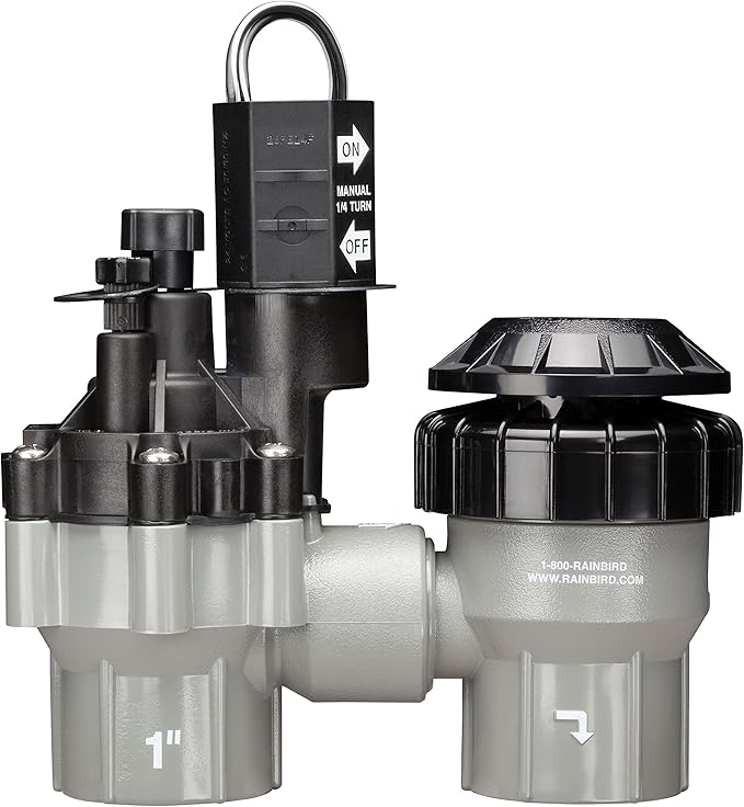 Rain Bird DASASVF100 Professional Grade Anti-Siphon Valve with Flow Control, 1" Threaded Female x Female
