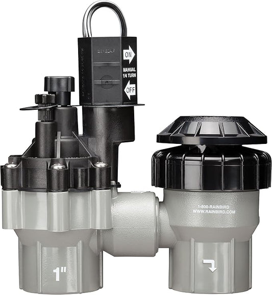 Rain Bird DASASVF100 Professional Grade Anti-Siphon Valve with Flow Control, 1" Threaded Female x Female