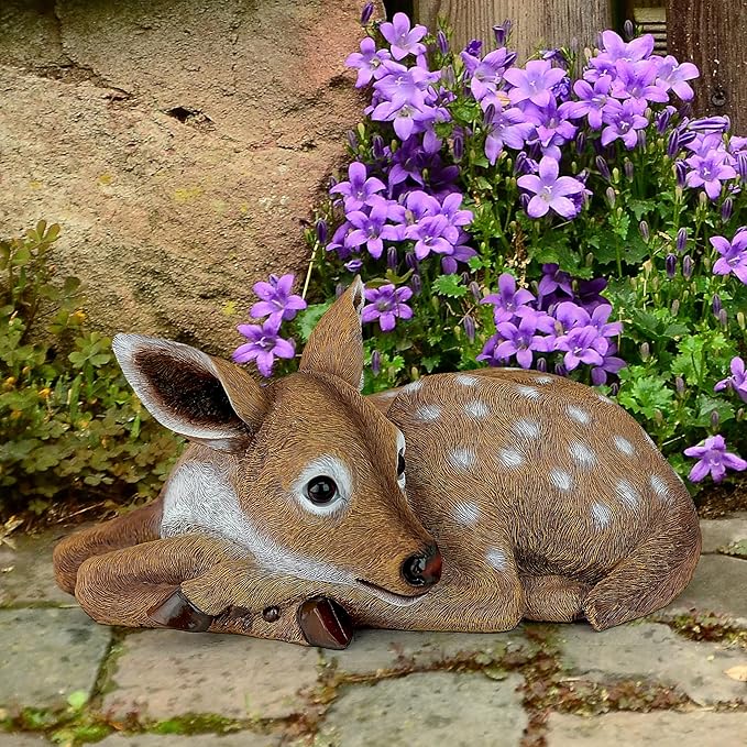 Design Toscano Hershel, the Forest Fawn Baby Deer Statue