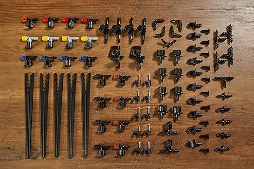 Orbit 69500 92-Piece Drip Irrigation Assortment Kit Parent (92-Piece Kit 3-Pack)
