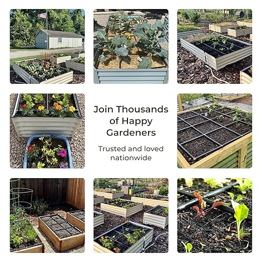 Garden In Minutes Drip Irrigation System for Garden, Soaker Hose & Garden Watering System Preassembled Drip Irrigation Kit, Flower Bed Sprinkler, Garden Irrigation System Kit - 3x8 (33.5"x88")