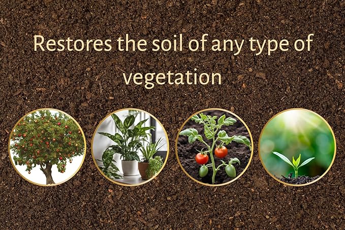 Worm Castings Tea Plant Juice - Quart. Concentrated Worm Tea with Kelp and Feather Meals. Indoor and Outdoor Soil Restorer and Plant Fertilizer for All Vegetation with Soil.