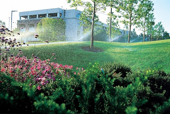 Rain Bird 1804NPPRS Pressure Regulating (PRS) Professional Non-Potable Water Pop-Up Sprinkler, Adjustable 0° to 360° Pattern, 8' - 15' Spray Distance, 4" Pop-up Height, Purple Cap