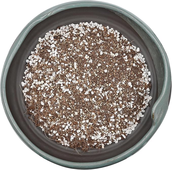 10QT Organic Coco Coir Perlite Mix, Coco Coir Mix for Plants, Coco Perlite Vermiculite Mix 40/30/30 for Gardening, for Plants Indoor, for Houseplants, to Promote Root Growth, and Water Retention
