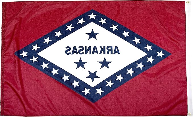 FlagSource Arkansas Nylon State Flag, Made in the USA, 4x6'