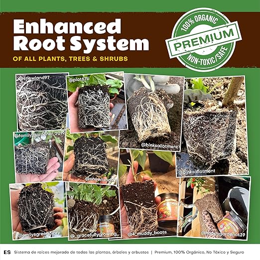 RootMax - Mycorrhizal Fungi | Rooting Powder for All Plants, Trees, Flowers & Edibles | Direct to Root Inoculant | Treats 15 Plants (200 g/7.05 oz)