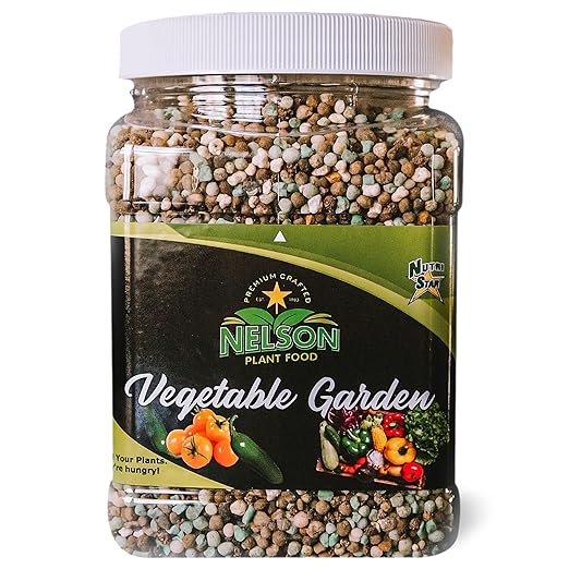 Nelson - All Vegetable Garden Plant Food, Granular Fertilizer, Multi-Purpose High Calcium Phosphorus Micronutrients for In-Ground, Gardens, Containers, & Greenhouses, NutriStar 12-14-11 (2 lb.)