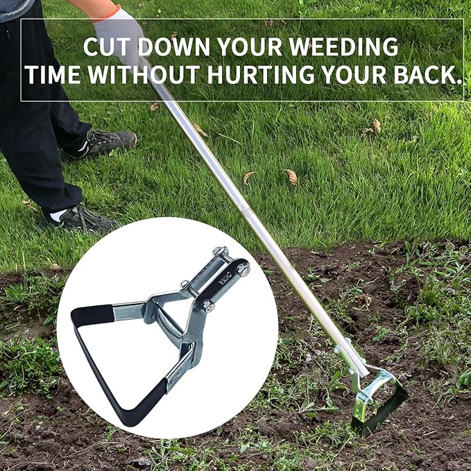 Stirrup Hoe Gardening Tools Hula Hoe Replacement Head 304 Stainless Steel 2 Pack