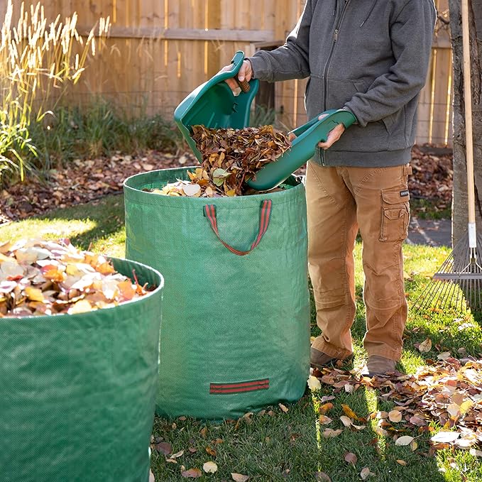 MEKKAPRO Leaf Scoops and Claws V2.0, 1-Pair (2 Pieces), Sturdy Ergonomic Grip Leaf Rake, Large Hand Held Garden Rake Grabbers for Leaf, Garden Claw for Lawn Grass Removal