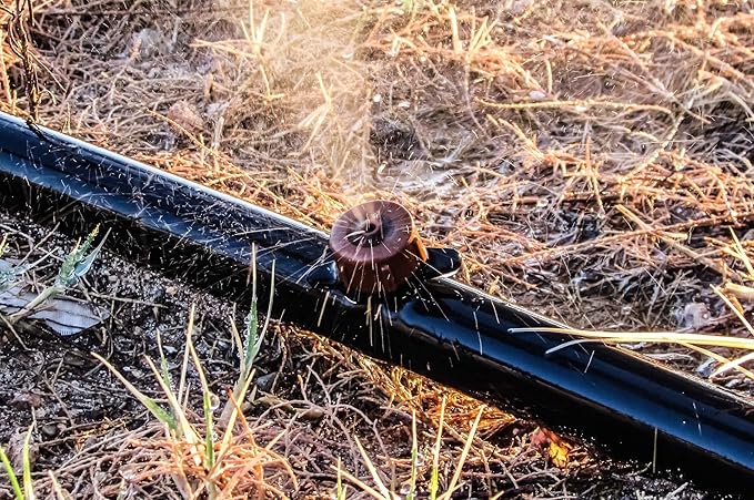 1/2-Inch Irrigation Tubing Hold-Down Anchor Stakes, 1 x 6-Inch, 32-Pack for Garden Ground Securing Hoses