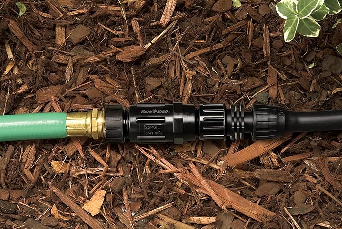 Rain Bird HT07525PSI Drip Irrigation 25 PSI Pressure Regulator, 3/4" Female Hose Thread x 3/4" Male Hose Thread