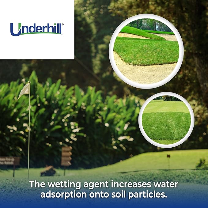 Underhill UHH20PEL H20 Maximizer Ultra Holding Wetting Agent Pellets Soil Surfactant for Lawn, Garden, Turf Grass, Golf Greens, 3 Tablets