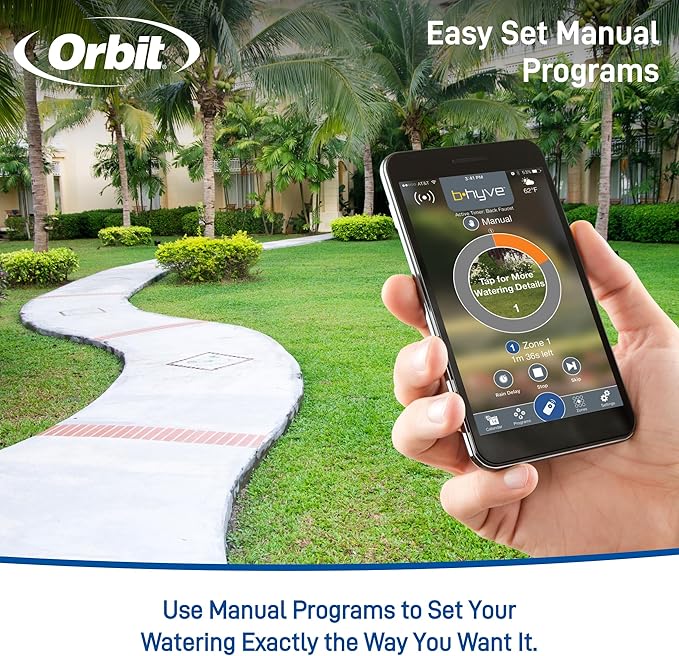Orbit 90204Z B-hyve Gen 2 Smart Hose Watering Timer with Wi-Fi Hub