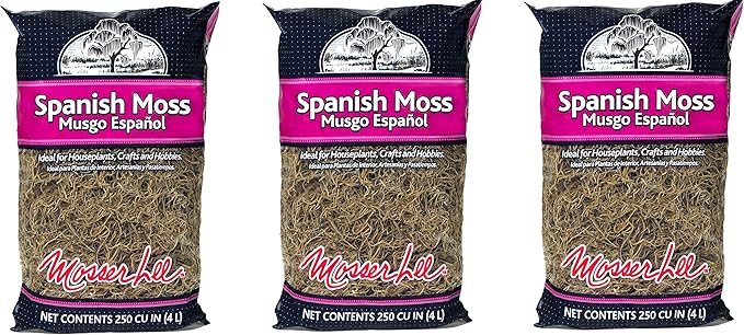 Mosser Lee ML0560 Spanish Moss, 250 Cubic Inches (3)