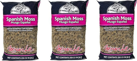Mosser Lee ML0560 Spanish Moss, 250 Cubic Inches (3)