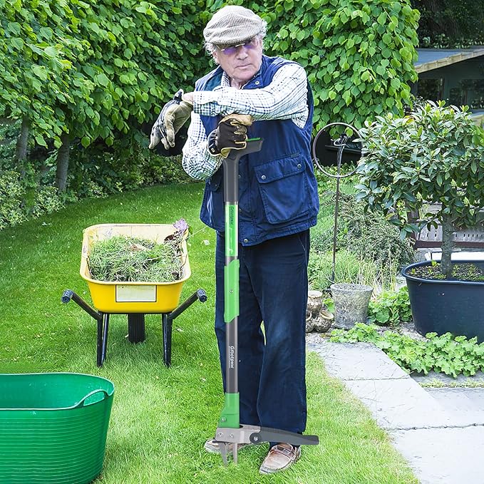 WP5 Apex Weeder, Lightweight Weed Puller Tool for Women, Weeding Remover Tool with 3-Claw Stainless Steel, 39-inch Ergonomic Handle, Easily Remove Weeds Without Bending or Kneeling