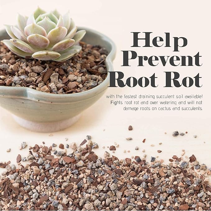 Succulent and Cactus Soil - Jacks Gritty Mix - 6 Gallons – Fast Draining – Fight Root Rot – Optimized pH