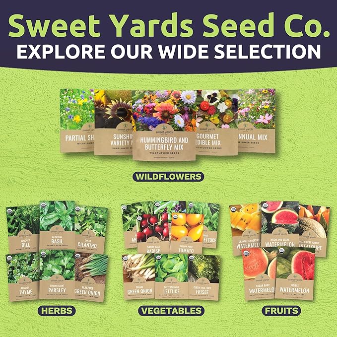 Organic Cool Weather Spring & Fall Seeds Variety Pack - 13 Individual Packs - 2025 Season - Carrots, Beets, Spinach, Broccoli and More! for Indoor & Outdoor Planting (Non-GMO, Certified Organic)
