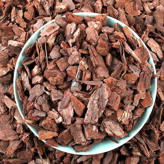 AVALUTION Orchid Potting Bark-9QT Organic Orchid Bark for Plants, All Natural Pine Bark Wood Chips for Houseplant Mulch, Orchid Plants Root Development, Mulch for Potted Plants